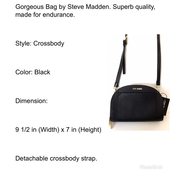 💜Authentic Steve Madden Designer Crossbody Bag - Picture 8 of 9